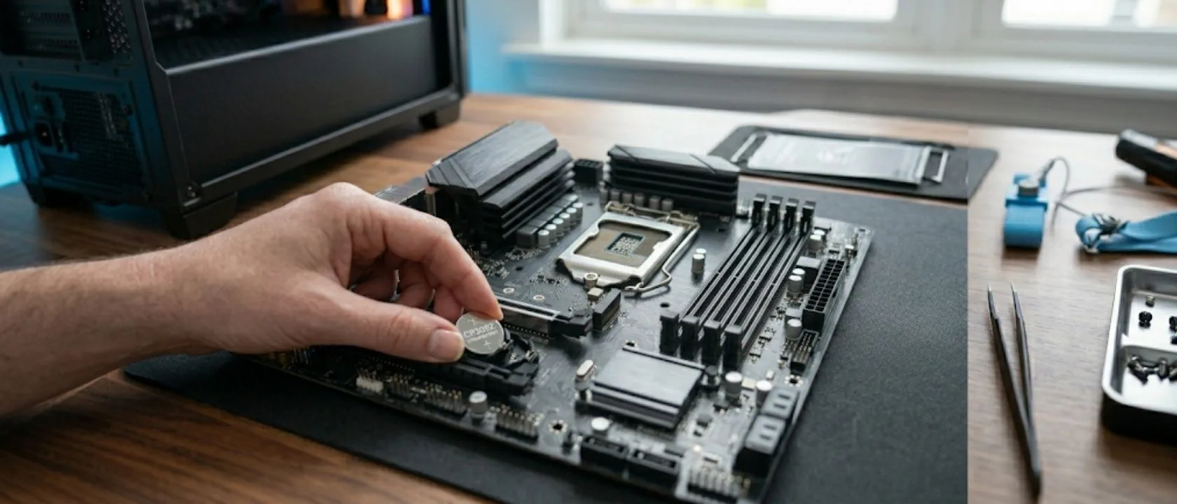 Leer in deze gids hoe je een lege CMOS batterij op je moederbord vervangt, BIOS-instellingen herstelt en klokproblemen oplost voor je computer.