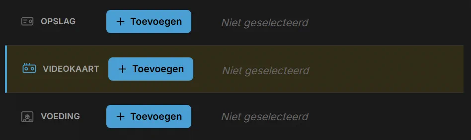 De beste videokaart voor gaming en FPS-prestaties selecteren met de PC Samenstellen Tool.