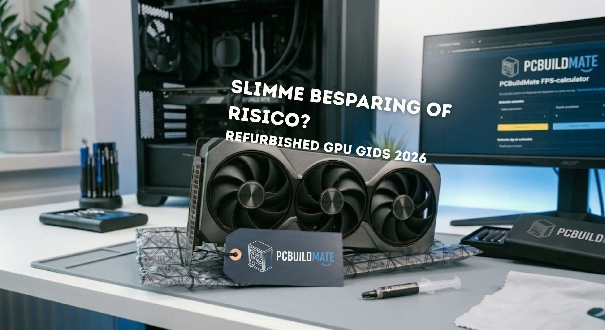 De ultieme refurbished GPU gids van 2026 met vergelijking tussen Refurbished GPU's en nieuwprijs. Slimme besparing of risico?