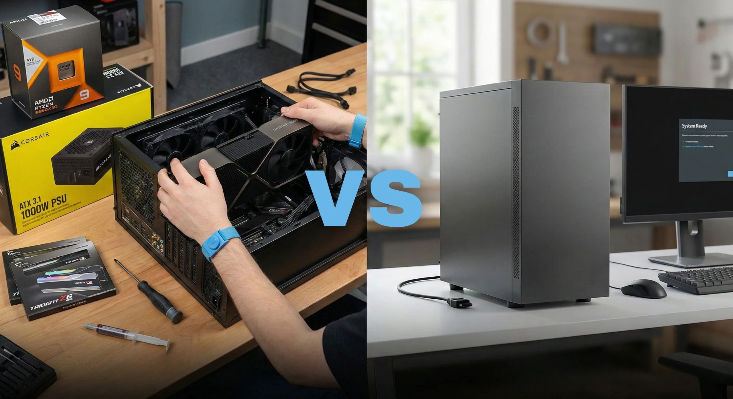 Zelf een PC bouwen of een pre-build kopen in 2026?