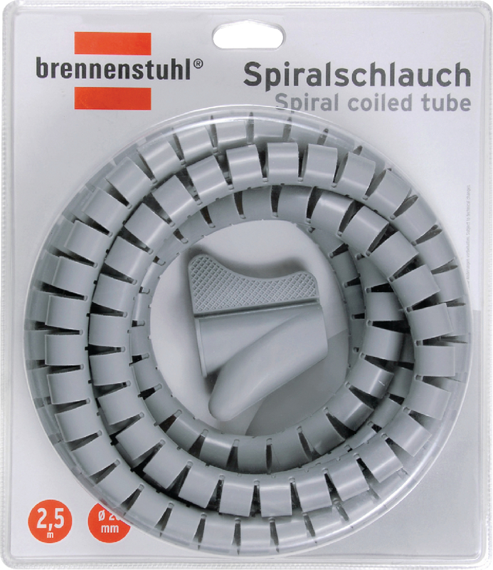 Brennenstuhl bn 1164360 kabelbuis spiraal g 3 orig - Brennenstuhl 1164360 Kabelbeheer (grijs)