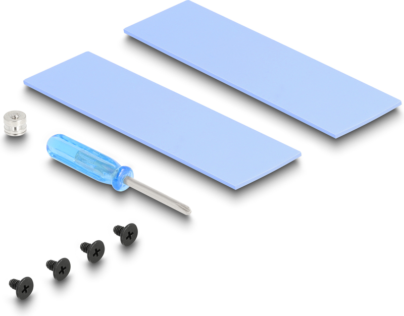 Delock 18451 onderdeel accessoire voo 5 orig - DeLock 18451 20mm Koelingaccessoire (zwart)