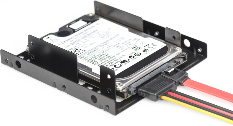 Digitus da 70434 computerbehuizing ond 6 orig - Digitus DA-70434 2,5 inch-naar-3,5 inch Inbouwframe (zwart)
