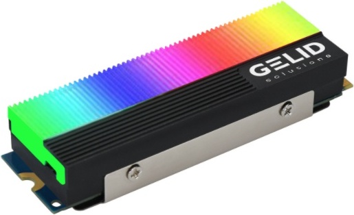 Gelid solutions glint m 2 ssd koeler 2 orig - Gelid Solutions Glint ARGB M.2 SSD Koeler M2-RGB-01 Koelingaccessoire