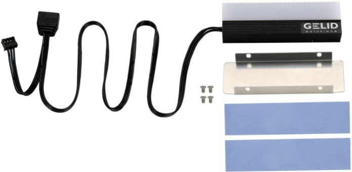 Gelid solutions glint m 2 ssd koeler 5 orig - Gelid Solutions Glint ARGB M.2 SSD Koeler M2-RGB-01 Koelingaccessoire