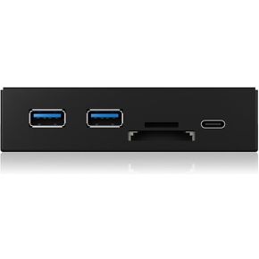 Icy box ib hub1417 i3 3 5 front 3 orig - ICY BOX IB-HUB1417-I3 Behuizingonderdeel (zwart)