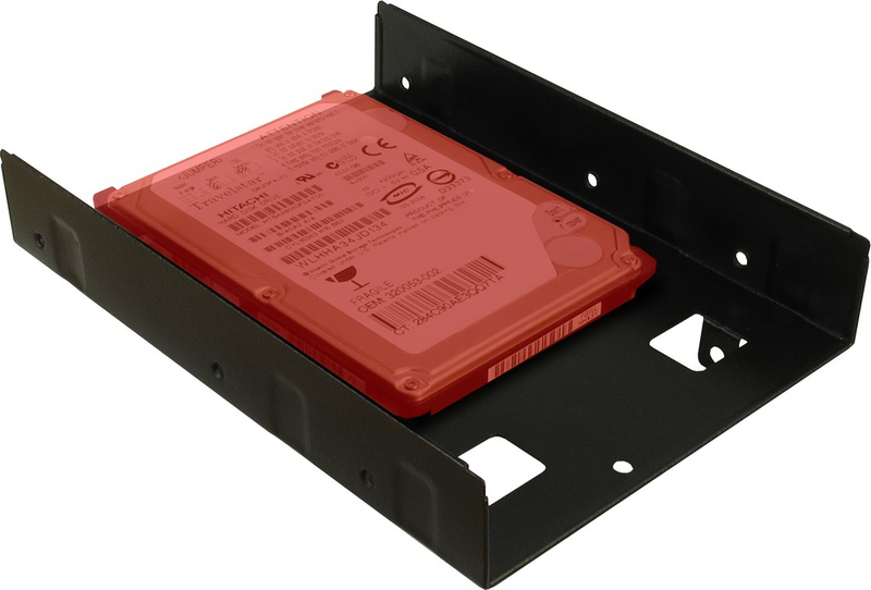 Inter tech inter tech 88885232 opslagbehu 4 orig - Inter Tech 88885232 3,5 inch-naar-2,5 inch Inbouwframe (zwart)