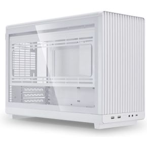 Lian li lian li a3 matx tg white 2 orig - Lian Li Paneel van gehard glas linkerzijde Behuizingonderdeel (wit)