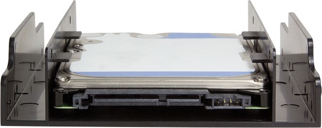 Logilink montagebracket 3 5 2 5 hdd 2 orig - Logilink AD0010 3,5 inch-naar-2,5 inch Inbouwframe (zwart)