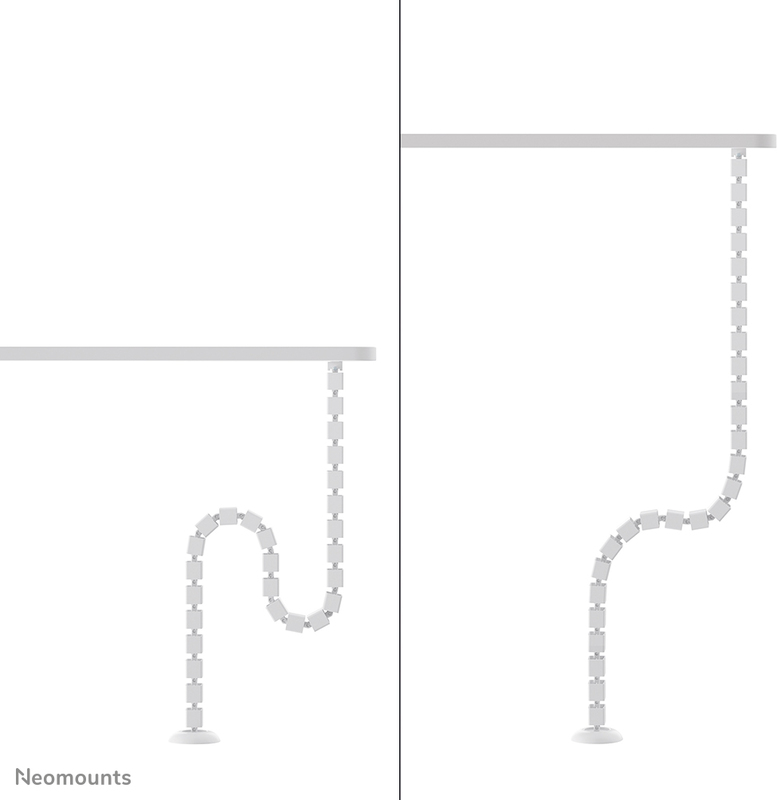 Neomounts ads06 130wh kabelgeleider schr 5 orig - Neomounts ADS06-130WH Kabelgeleider Kabelbeheer (wit)
