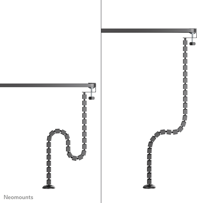 Neomounts ads06 131bl kabelgeleider klem 4 orig - Neomounts ADS06-131BL Kabelgeleider Kabelbeheer (zwart)