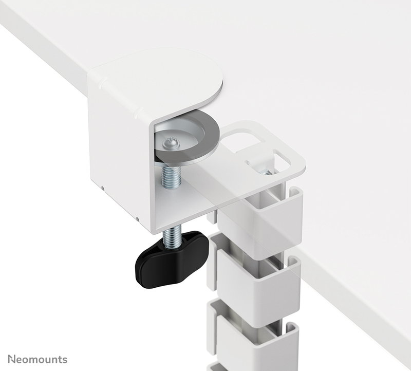 Neomounts ads06 131wh kabelgeleider klem 6 orig - Neomounts ADS06-131WH Kabelgeleider klembevestiging Kabelbeheer (wit)