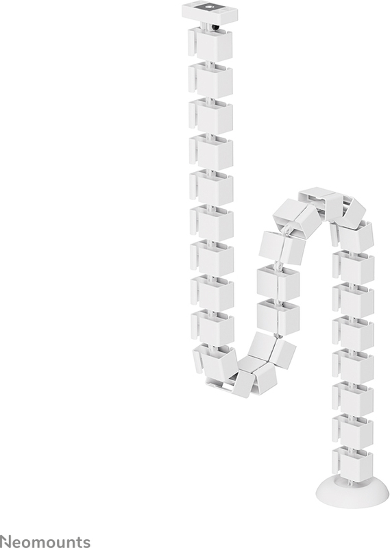 Neomounts ads06 132wh kabelgeleider magn 2 orig - Neomounts ADS06-132WH Kabelgeleider magnetische Kabelbeheer (wit)