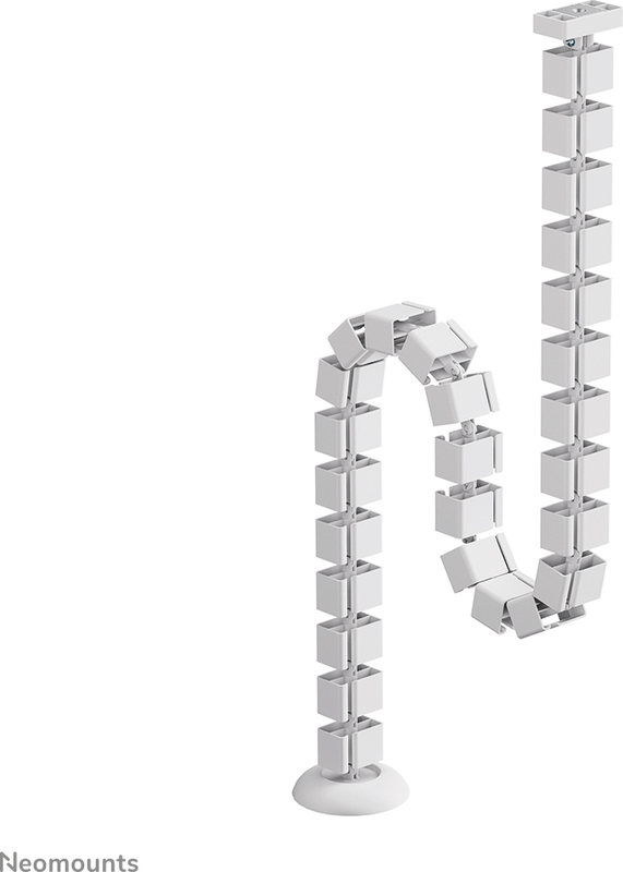 Neomounts ads06 132wh kabelgeleider magn 3 orig - Neomounts ADS06-132WH Kabelgeleider magnetische Kabelbeheer (wit)