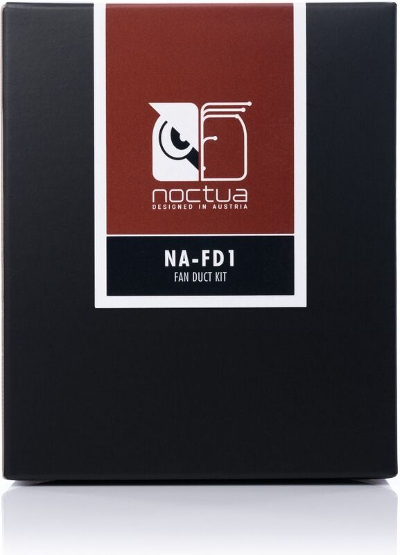 Noctua na fd1 fan duct 4 orig - Noctua NA-FD1 92mm Koelingaccessoire (grijs)