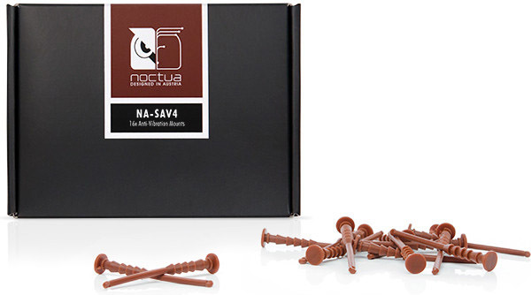 Noctua na sav4 anti vibration mounts 2 orig - Noctua NA-SAV4 Koelingaccessoire (bruin)
