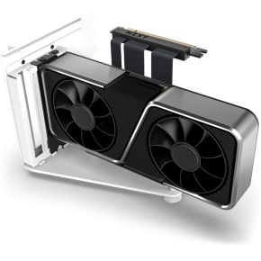 Nzxt vertical gpu mounting h5 h6 wh 3 orig - NZXT AB-RH175-W1 PCIe 4.0 Verticale GPU-beugel (wit)