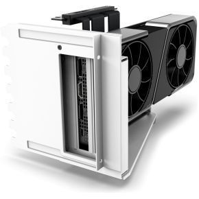 Nzxt vertical gpu mounting h5 h6 wh 4 orig - NZXT AB-RH175-W1 PCIe 4.0 Verticale GPU-beugel (wit)