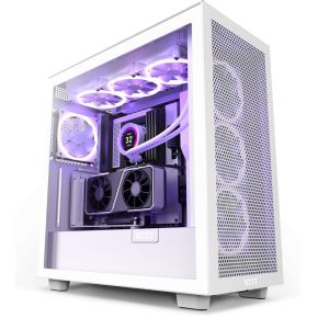 Nzxt vertical gpu mounting h5 h6 wh 5 orig - NZXT AB-RH175-W1 PCIe 4.0 Verticale GPU-beugel (wit)