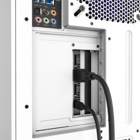 Nzxt vertical gpu mounting h5 h6 wh 6 orig - NZXT AB-RH175-W1 PCIe 4.0 Verticale GPU-beugel (wit)
