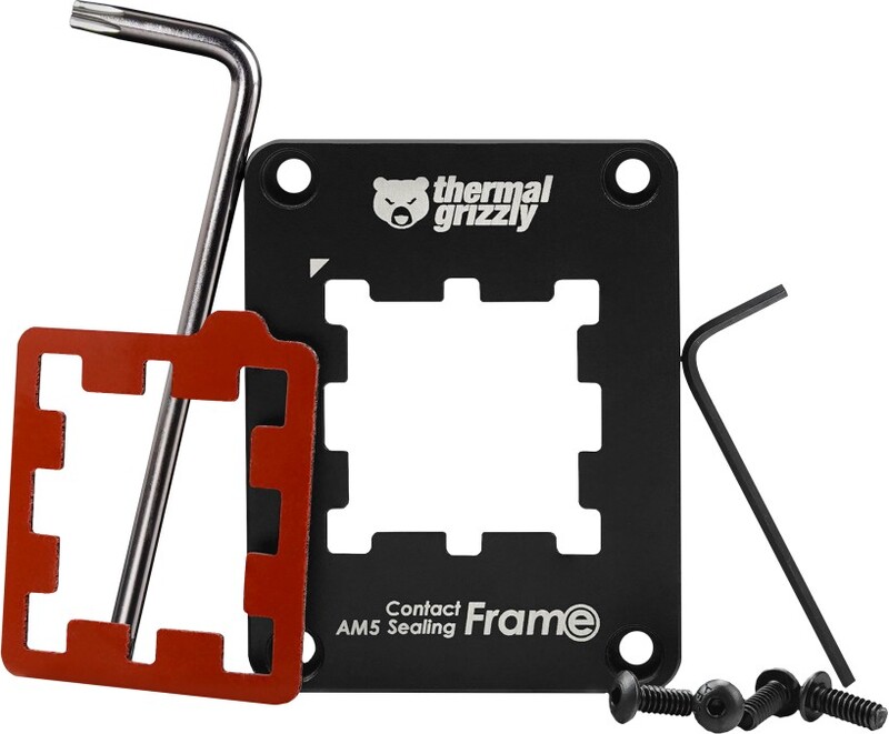 Thermal grizzly contact frame am5 5 orig - Thermal Grizzly TG-CSF-AM5 Montagemateriaal (zwart)