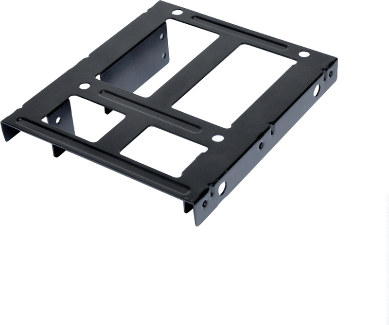 Ultron 377215 montagekit zwart metaal 2 orig - Ultron 377215 2,5 inch-naar-3,5 inch Inbouwframe (zwart)