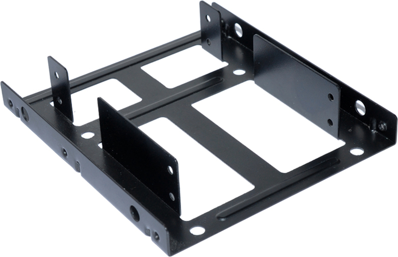 Ultron 377215 montagekit zwart metaal 3 orig - Ultron 377215 2,5 inch-naar-3,5 inch Inbouwframe (zwart)