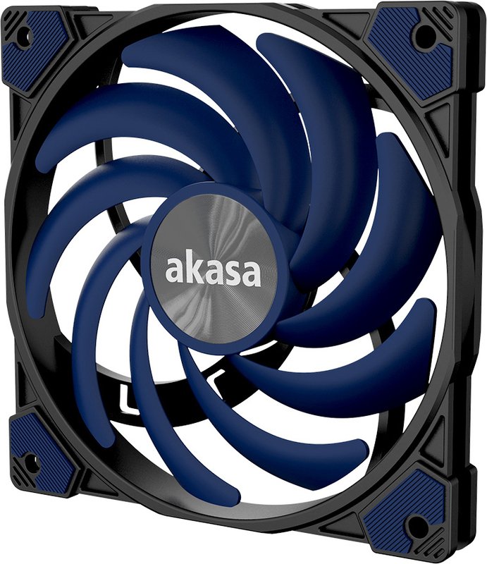 Akasa alucia xs12 computer behuizing 776074 - Akasa Alucia XS12 Slim Fan 120mm Case Fan (Black)
