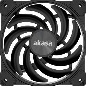 Alucia XS12 Slim Fan Black 120mm Case Fan (Black) - afbeelding 2