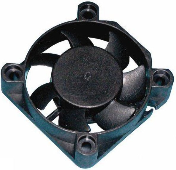 Akasa black case fan computer behuiz 1650729 - Akasa AK-4010MS 40mm Low Noise Case Fan