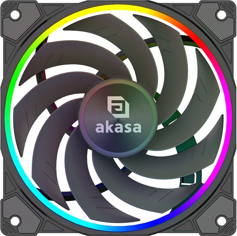 Akasa soho ar12 computer behuizing v 775985 - Akasa Arctic P12 PWM PST 120mm Case Fan (Black)