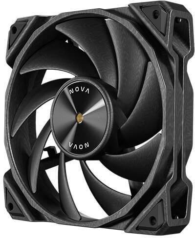 Antec 0 761345 40051 0 koelsysteem v 2 orig - Antec Nova 120 High-Performance PWM Fan 120mm Case Fan (Black)