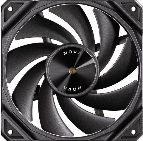 Antec 0 761345 40051 0 koelsysteem v - Antec Nova 120 High-Performance PWM Fan 120mm Case Fan (Black)