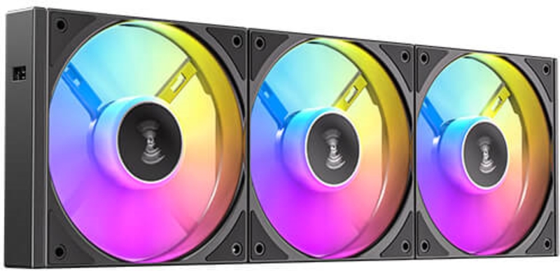 Antec connect 120 reverse pwm ventil 3 orig - Antec Connect C120 ARGB Reverse 120mm Black 3-Pack Case Fan