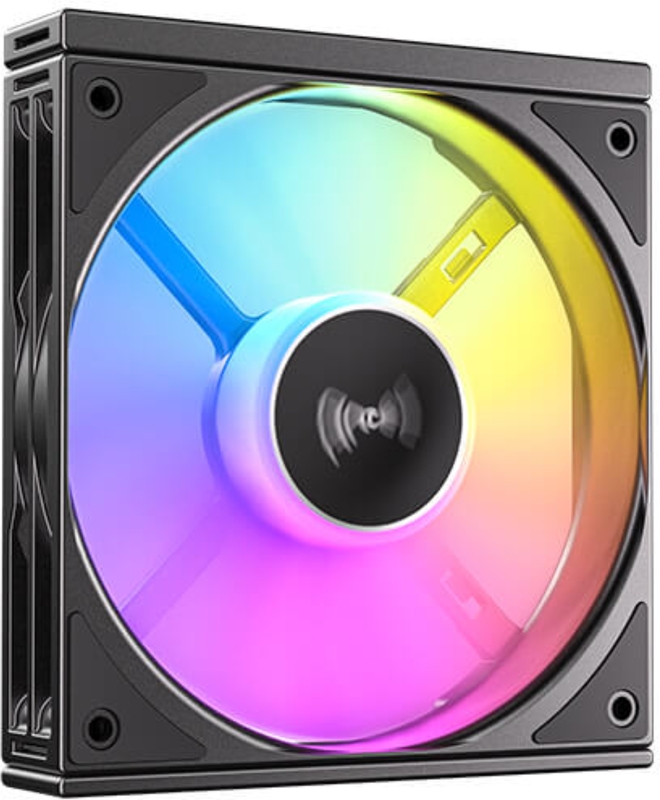 Antec connect 120 reverse pwm ventil 4 orig - Antec Connect C120 ARGB Reverse 120mm Black 3-Pack Case Fan