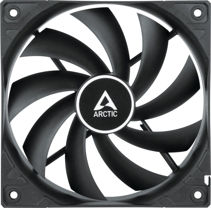 Arctic f12 ventilatorhuis 5 pack 5x 1 3 orig - ARCTIC F12 Black 120mm Case Fan (Black)