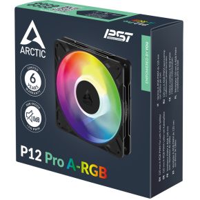 P12 Pro A-RGB Black 120mm Case Fan (Black) - afbeelding 7