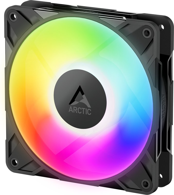 Arctic p12 pro a case fan 775994 - ARCTIC P12 Pro A-RGB Black 120mm Case Fan (Black)