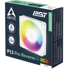 P12 Pro Reverse A-RGB White 120mm Case Fan (White) - afbeelding 7