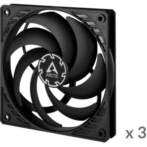 P12 Slim PWM PST 3-Pack 120mm Case Fan (White) - afbeelding 2