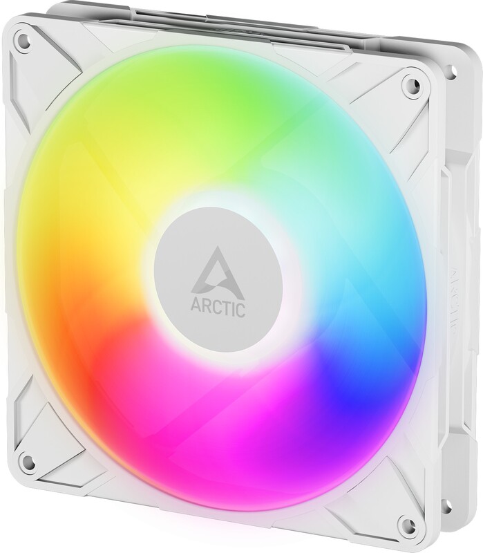 Arctic p14 pro a case fan 776094 2 orig - ARCTIC P14 Pro A-RGB White 140mm Case Fan (White)