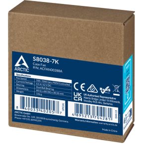 S8038-7K 80mm PWM Server Fan - afbeelding 6