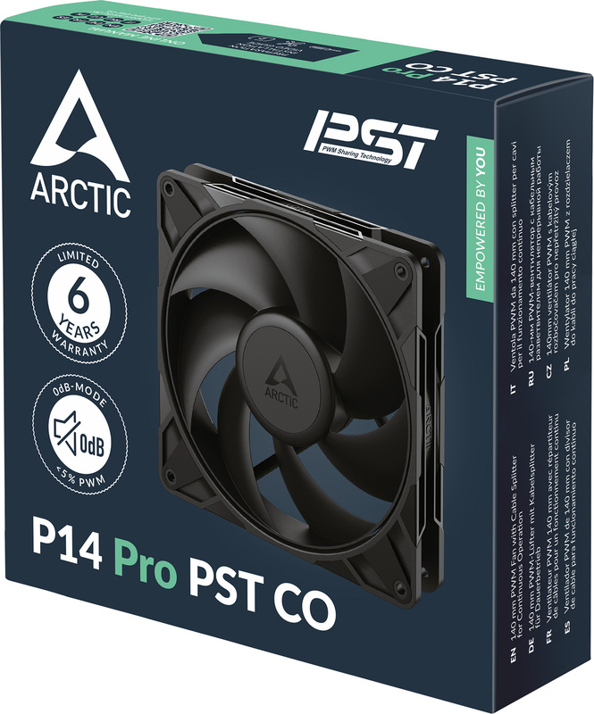 Arctic ventilator p14 pro pst co 140m 6 orig - ARCTIC P14 Pro PST CO 140mm PWM Fan Case Fan