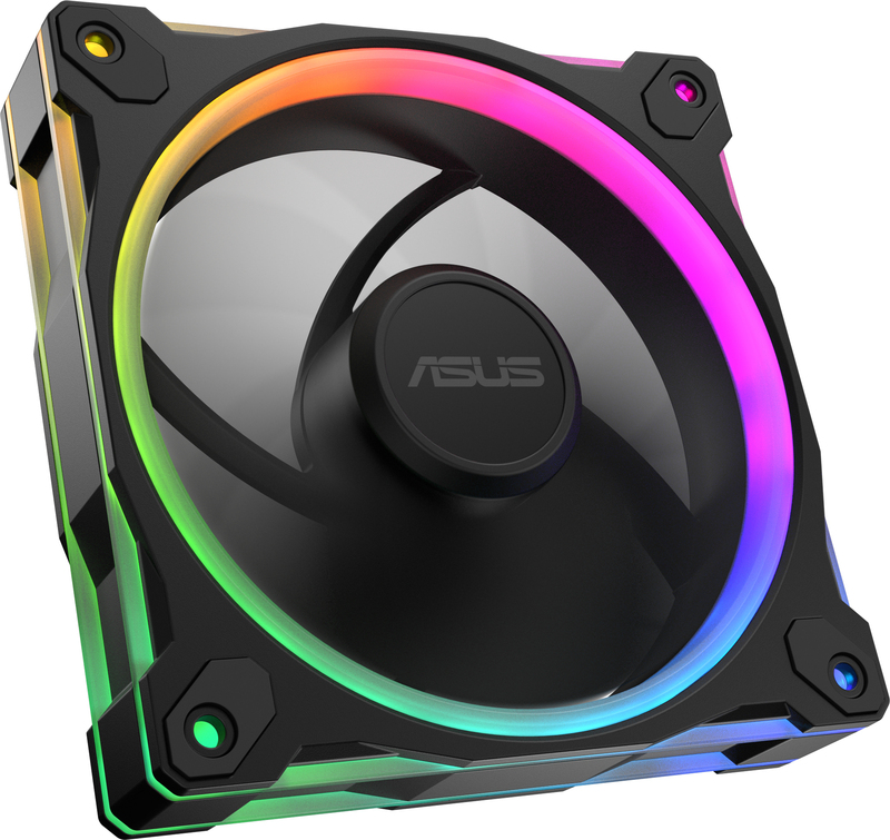 Asus prime mr120 fan black computer 2 orig - ASUS Prime MR120 ARGB Fan Black 120mm Case Fan (Black)