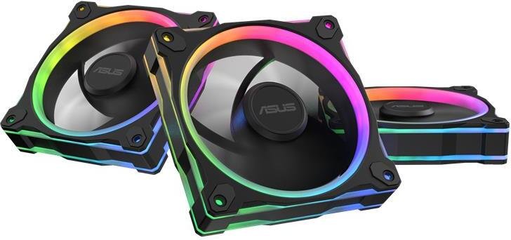 Asus prime mr120 fan triple pack ca - ASUS Prime MR120 ARGB Fan Triple Pack Black 120mm Case Fan (Black)
