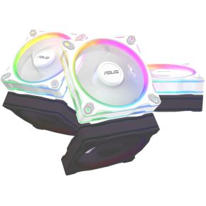 Prime MR120 ARGB White 120mm Case Fan (Black) - afbeelding 2
