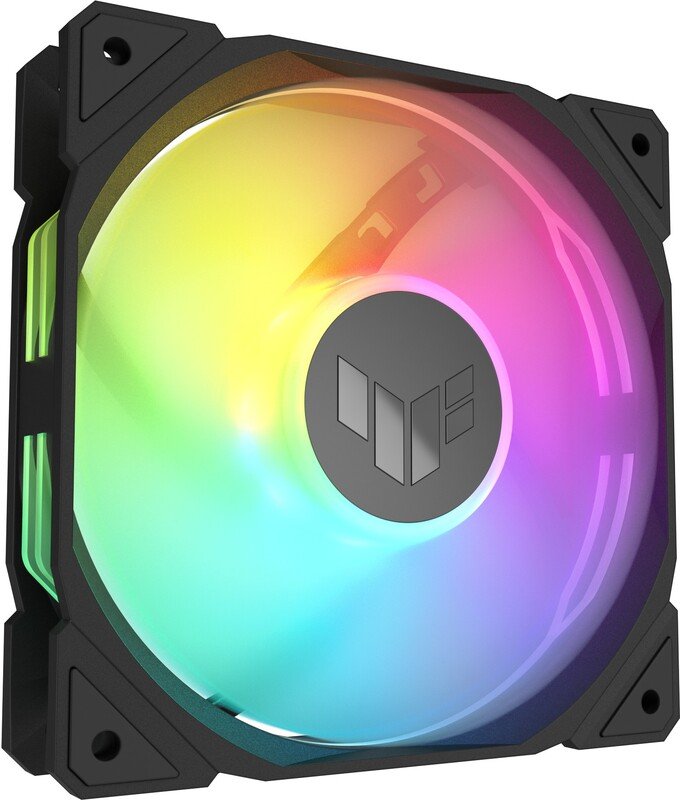 Asus tuf tr120 case fan 776164 - ASUS TUF Gaming TR120 ARGB Fan Black 120mm Case Fan (Black)