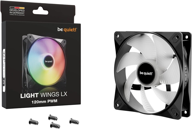 Be quiet light wings lx pwm case fan 776057 4 orig - Be quiet! Light Wings LX 120mm PWM Case Fan