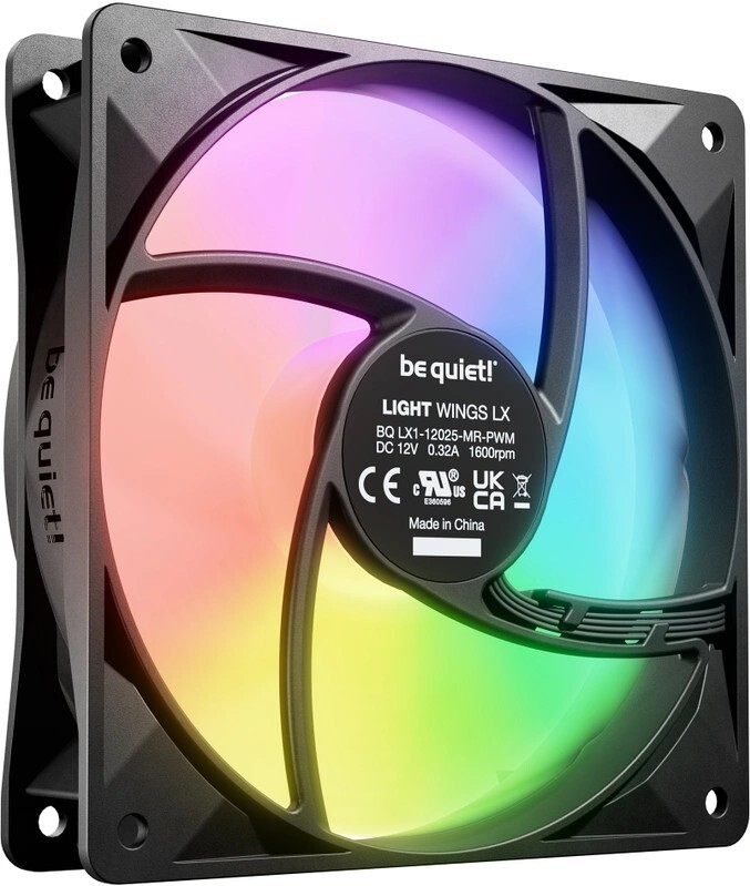 Be quiet light wings lx pwm case fan 777187 3 orig - be quiet! Light Wings LX 120mm PWM Triple Pack (Black) Case Fan