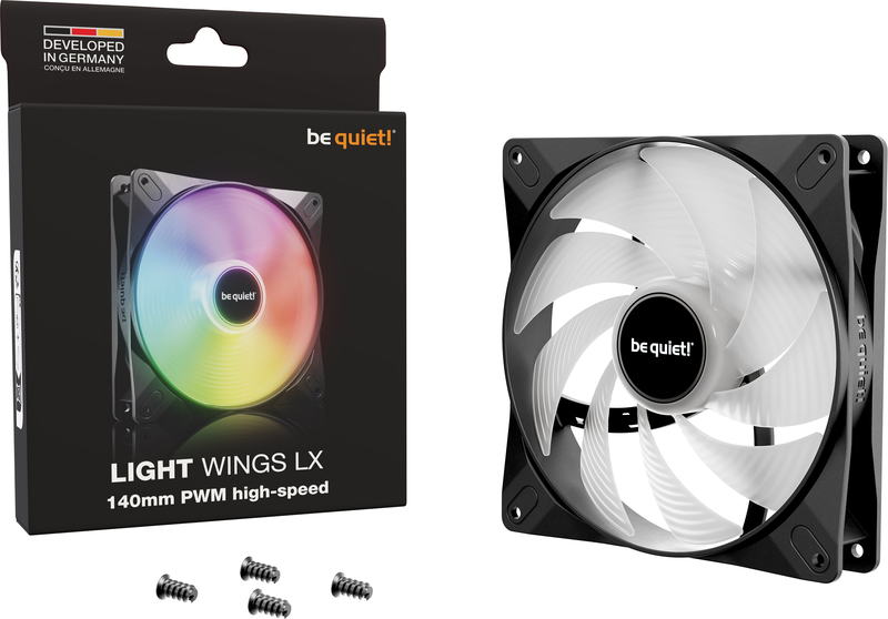 Be quiet light wings lx pwm high speed 777188 5 orig - be quiet! Light Wings LX 140mm PWM high-speed Case Fan